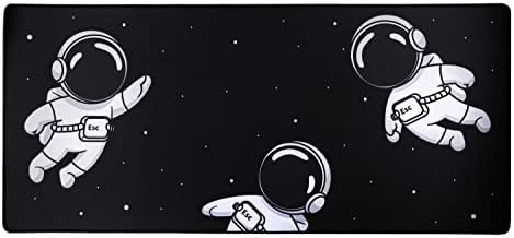 keycadets Gravity Gaming Mouse Pad, Extra Large Desk Pad for Keyboard and Mouse, Non-Slip Mousepad Desk Mat with Foam Core, Anti-Fray Lock Stitching and Low Friction Cloth Surface (35.4” x 15.8”) - Image 2