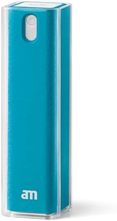 am Screen Cleaner Mist Spray with Microfiber Cloth Around – Alcohol-Free, Streak-Free Screen Cleaning Kit for Smartphones, Tablets, Laptops, Smart TVs & Car Screens, 1 Pack, Blue by AMDENMARK