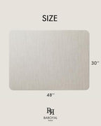 BARoyal Office Chair Mat for Hardwood Floor Under Desk Computer Rolling Chair Mat for Wood/Tile Floor Non-Slip Heavy Duty Desk Rug PVC Plastic Hard Floor Protector 30" x 48"(Parchment) - Image 6