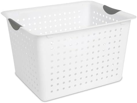 Sterilite Deep Ultra Basket, Open Top Plastic Storage Organizer, 24-Pack - Image 3