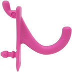 PegPro® J Hooks Kit for Standard “Wood Fiber” pegboard – Durable Plastic Pegboard Hooks - for Garage, Kitchen, Craft Room, and More (J Hook - 24 Pack, Pink) - Image 2