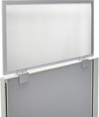 OBEX Screen & Office Panel Extender Polycarbonate Desk Privacy Panel & Divider for Office Cubicle, 18" x 30", Translucent by OBEX