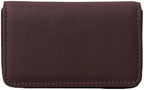Leatherology Slim Business Card Case with Magnetic Closure - Brown by Leatherology