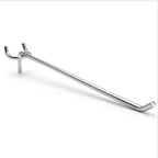 Pack of 50 Heavy Duty Pegboard Hooks – 12 Inches Metal Peg Board Shelving Hook – Chrome Pegboard Display Hooks for Garage Storage & Retail Store Fixtures - Image 2
