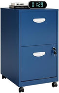Polup 2 Drawer Rolling File Cabinet with Lock for Home Office by POLUP