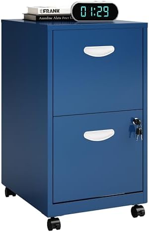 Polup 2 Drawer Rolling File Cabinet with Lock for Home Office by POLUP