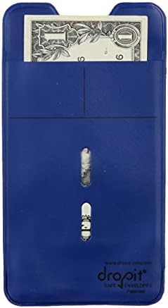 UBICON Reusable Vinyl Safe Deposit Envelope, Blue, Size 100 by UBICON