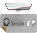 Fenge Desk Pad Mat for Home & Office, 31.5” x 15.7”, Light Grey by Fenge