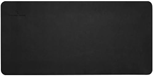 Gallaway Leather Desk Mat, Office Writing Desk Pad, Large 36" x 17" Black, for Top of Desks, Gift Ready Elegant Computer Desk Cover Protector PU Leather - Image 4