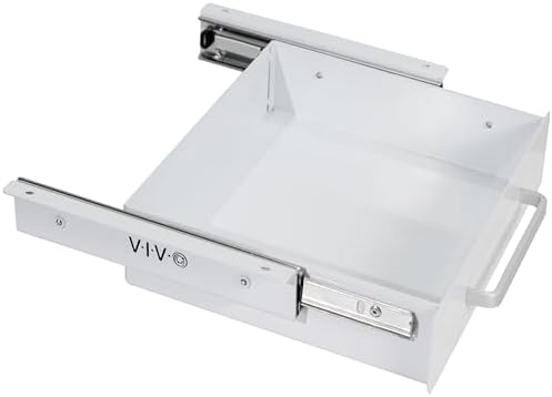 VIVO White 13 x 9 inch Under Desk Storage Drawer, DESK-DR1H-W by VIVO