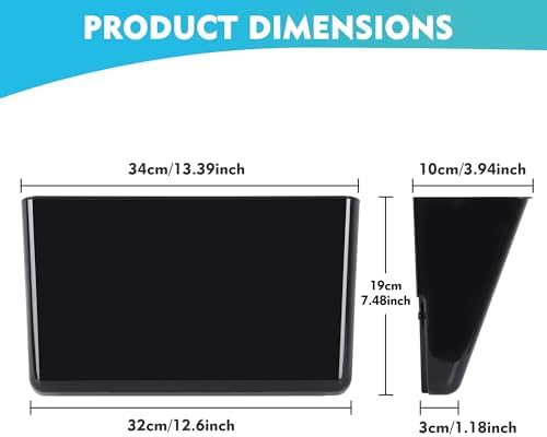 EASEPRES 4 Pack Black Single Pocket Hanging File Organizer, Plastic Wall Mount Paper Mails Magazines Holder, Mounted Folder Bins for Office, School and Home, 12.99x4.13x7.48 inches - Image 2
