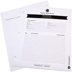 Homeowner's Book of Records Binder, Organize Household Receipts and Home Repair Record Keeping (Navy) - Image 6