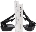 Black Legs Sculpture Bookends for Shelves, Modern Book Ends Decorative by Unknown