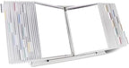 Tarifold Desktop Reference Display System, 40 Pockets, Expandable, White by TARIFOLD