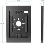 Mount-It! Anti-Theft iPad Wall Mount Holder, Lockable Low-Profile, Black - Image 6