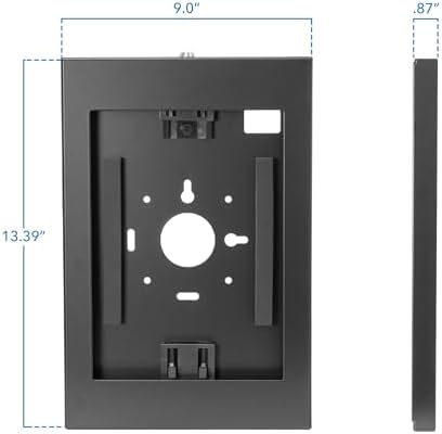 Mount-It! Anti-Theft iPad Wall Mount Holder, Lockable Low-Profile, Black - Image 6