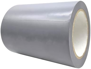 MAT Vinyl Marking Tape Gray - 6 inch x 36 yds. for Safety Floor Marking (School Gym, Restaurants, Warehouse), Dance Floor Splicing, Pinstriping Cars & Boats by MATTape