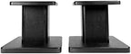 Rockville RHT8B Pair 8" Black Desktop Speaker/Studio Monitor Stands by Rockville