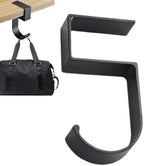 Coat Rack with Hooks Wallet Table - Metal Headphone Clamp,Aluminum Alloy Under Desk Shelf Headphone Holder - Image 7
