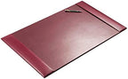 DACASSO Bonded Leather Desk Pad with Side Rails - Luxury Leather Desk Blotter for Writing - Padded Executive Desk Surface Protector - ( Burgundy, 30” x 18”) - Image 3