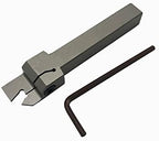 1/2" 3/8" Indexable Lathe Grooving Parting Holder with 10 Pieces GTN- SP200 Heavy Duty Nickel Plated ZQ1212R02 Right -Hand Cut Off Tool Carbide Inserts (1/2" ZQ1212R02 with 10pcs Inserts) - Image 5