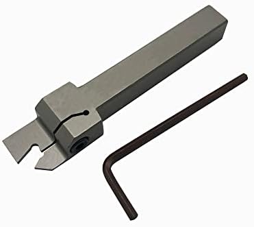 1/2" 3/8" Indexable Lathe Grooving Parting Holder with 10 Pieces GTN- SP200 Heavy Duty Nickel Plated ZQ1212R02 Right -Hand Cut Off Tool Carbide Inserts (1/2" ZQ1212R02 with 10pcs Inserts) - Image 5