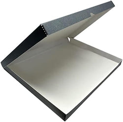 Lineco Clamshell Archival Storage Box, 18.5x24.5x1.75 Inch, Gray by Lineco