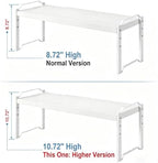 Expandable Cabinet Shelf Organizer, Metal Kitchen Countertop Storage Shelf - Image 3