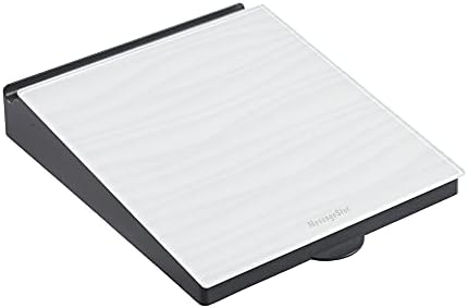 ECR4Kids MessageStor Dry-Erase Glass Board Memo Station, Desk Organization, Waves by ECR4Kids