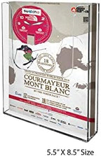 M&T Displays Clear Acrylic Wall Mount Brochure Holder 5.5x8.5 Inch 1 Tier 1 Pockets Desktop or Wall Mounting Literature Rack Pamphlet Leaflet Flyer Card Display Stand Desk Organizer - Image 6