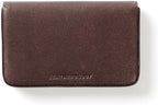 Leatherology Slim Business Card Case with Magnetic Closure - Mahogany - Image 3