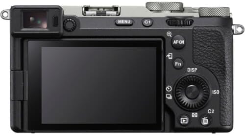Sony a7C II Mirrorless Camera Body | Silver Bundle with 64GB Memory Card + Battery and Charger + Screen Protectors + Cleaning Cloth (7 Items) - Image 3