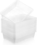 Hoteam 36 Pcs Flat Storage Organizer Bins Paper Tray Classroom,Transparent by Hoteam
