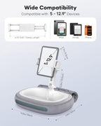 Tablet Pillow Stand for Bed, 360° Rotating iPad Holder for 5"–12.9" Devices - Image 3