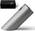 Gift Boxed Modern Art Pen Holder, 45° Angled Desk Sculpture with Minimalist Design, Pencil Cup Organizer, Elegant Gift for Professionals & Graduates (Space Gray) by WHITEDESIGN