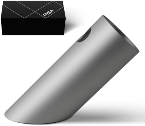 Gift Boxed Modern Art Pen Holder, 45° Angled Desk Sculpture with Minimalist Design, Pencil Cup Organizer, Elegant Gift for Professionals & Graduates (Space Gray) by WHITEDESIGN