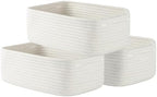 KALLAX Small Woven Storage Basket for Organizing, 12 x 8 x 4.5 inch, 3 Pack by KALLAX