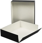 Lineco Drop Front Archival Storage Box, 9.25x11.75x3 in, Black, 2 Pack - Image 5