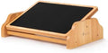 StrongTek Under Desk Adjustable Foot Rest, Wooden Rocking Footrest by StrongTek