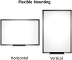 VIZ-PRO Magnetic Dry Erase Board, 48 x 24 Inches, Black Aluminium Frame - Image 3