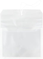 JAM PAPER Plastic Expansion Envelopes with Elastic Band Closure - Letter Booklet - 9 3/4 x 13 with 2.5 Inch Expansion - Clear - 12/Pack - Image 2