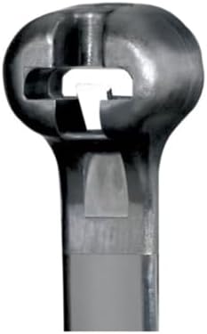 Panduit BT2S-M0 Dome-Top Barb-Ty 8" Cable Tie 50lb Nylon Black 1000pk - Image 2