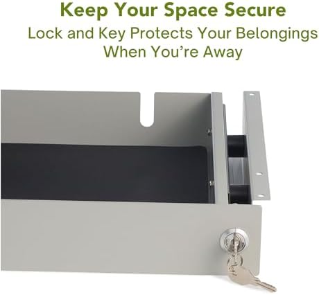 Perfect Posture Under Desk Drawer 10" x 20" Desk Organizer & Desk Storage - Image 5