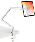 iPad Holder For Desk, Adjustable Tablet Arm iPad Desk Mount with C-Clamp by TeQable