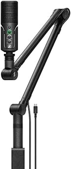 Sennheiser Professional Profile USB Microphone Streaming Set with Boom Arm, 3 m USB-C Cable & Mic Pouch by Unknown