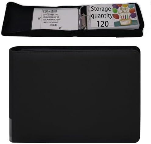 Greeting Card Organizer & Storage,Christmas Card Book,120 Sleeve by Unknown