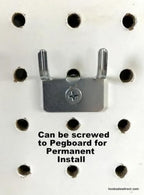 Picture Hanger Notch J Peg Hook Slatwall/Pegboard 500 Screw - Image 4
