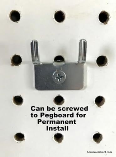 Picture Hanger Notch J Peg Hook Slatwall/Pegboard 500 Screw - Image 4
