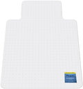 Azadx Heavy Duty Office Chair Mat for Carpet 36" x 48" with Lip Ship Flat by Azadx