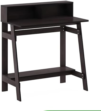 Furinno Simplistic 31-Inch Compact Computer Desk, Dark Mocha - Image 6